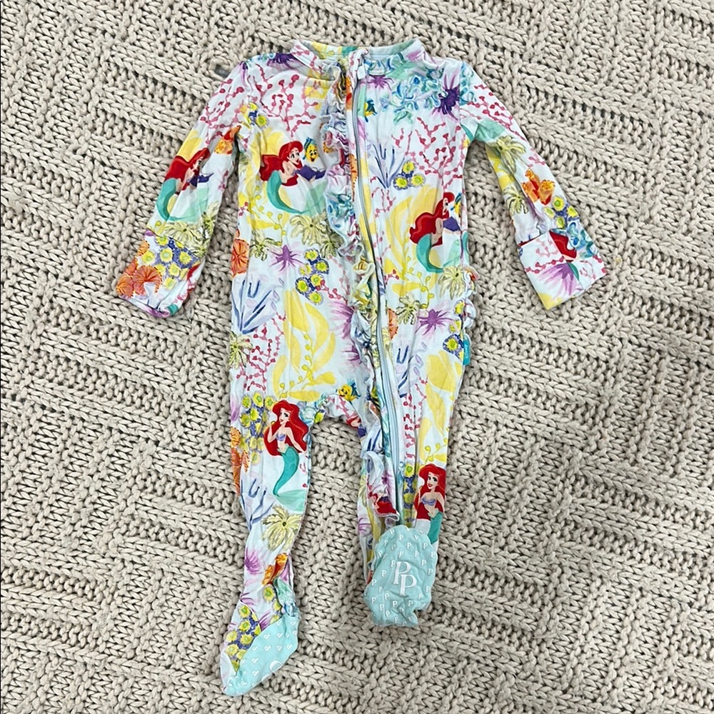 Posh Peanut little mermaid Footies One Piece